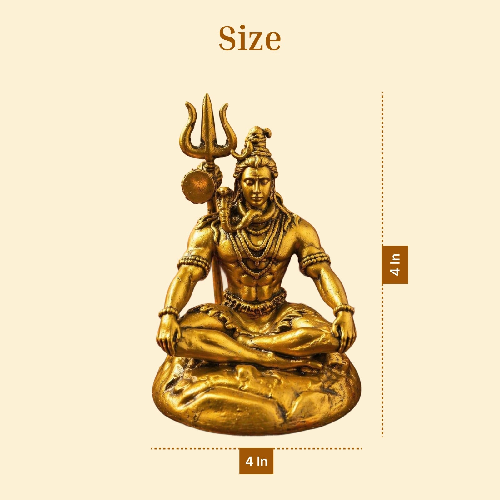 Yogeshwar Shiv Car Dashboard / Miniature Idol