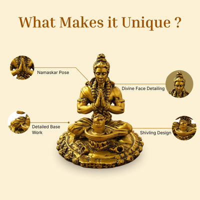 Rameshwar Shiv Car Dashboard / Miniature Idol