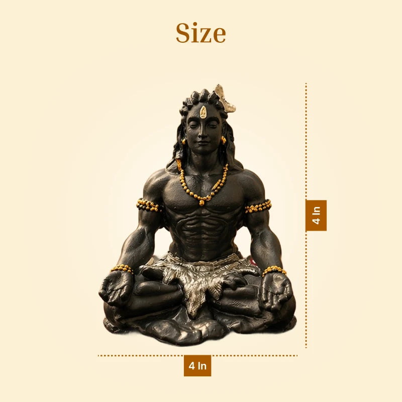 Adiyogi Shiv Car Dashboard / Miniature Idol